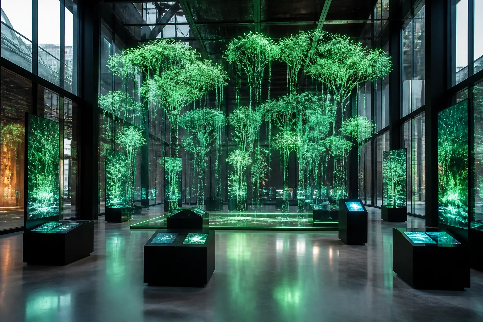 Los Angeles Opens Dataland, the Worlds First Museum of AI Art, with Immersive Machine Dreams: Rainforest Exhibition